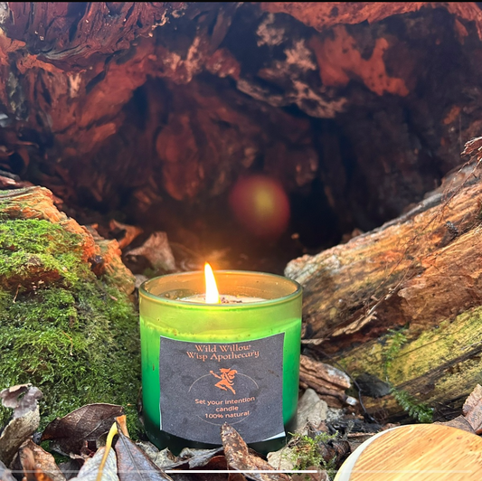 Wild Willow Wisp Intention candle